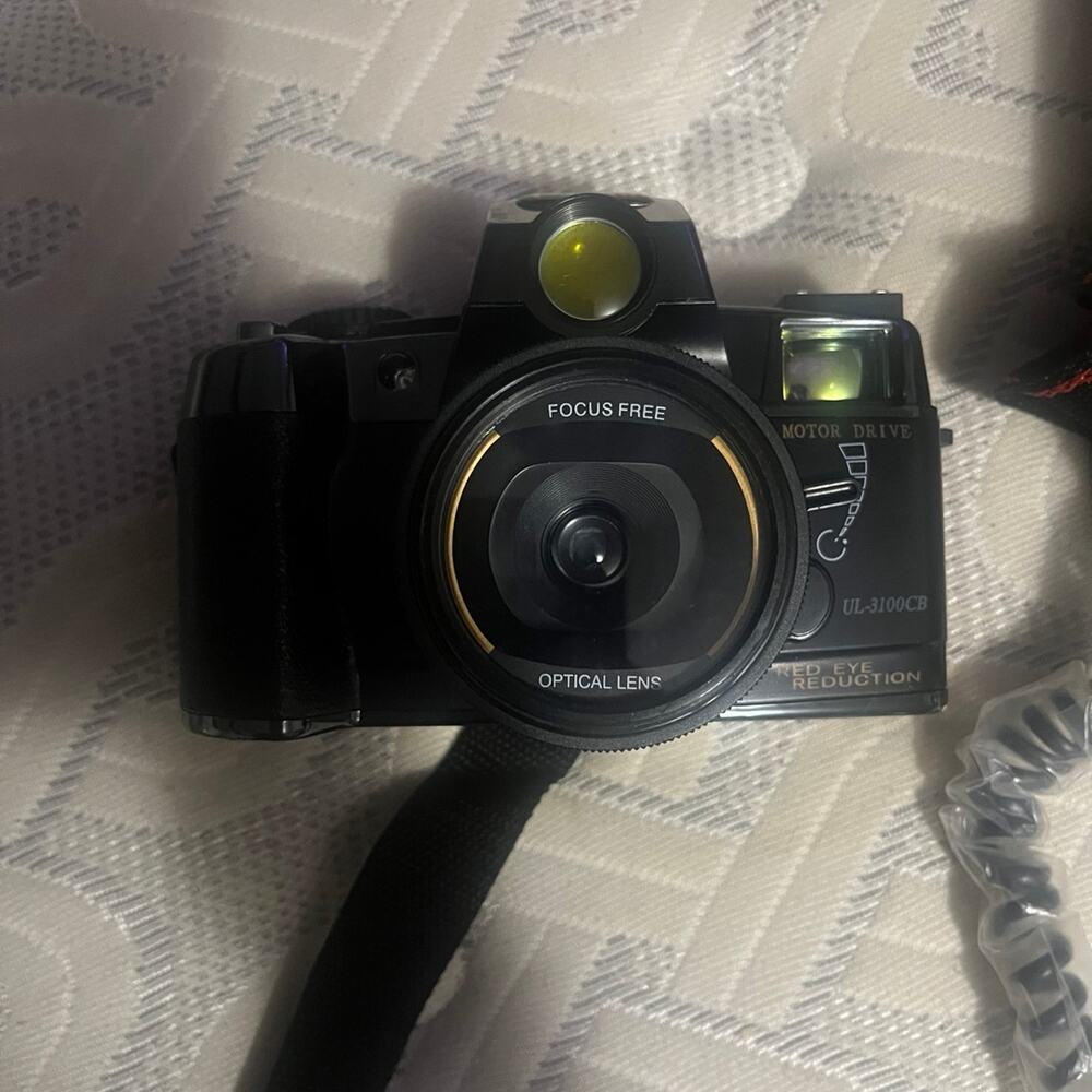 Canon UL-3100CB Film Camera with Accessories Flash Untested EUC